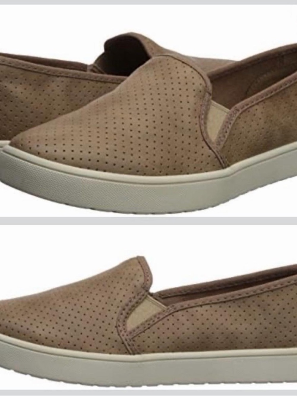 Koolaburra Taupe Perforated Slip-On Sneakers